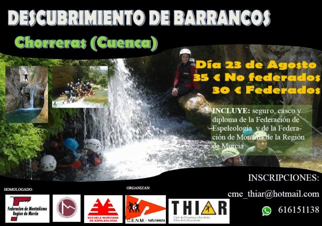 Descubrimiento Barranquismo BA00-2014-02