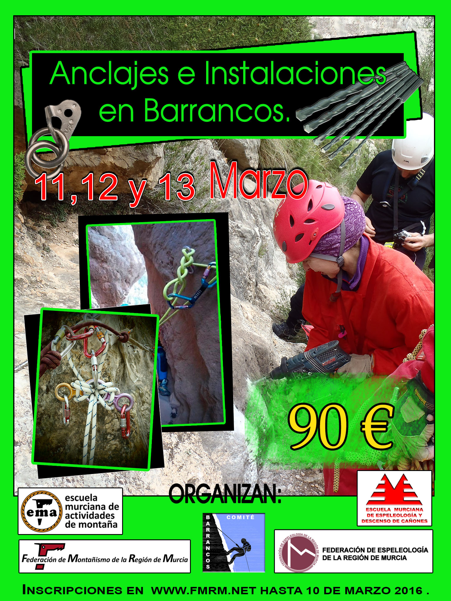 MB02-2016-01 Cartel Anclajes e Instalaciones en Barrancos