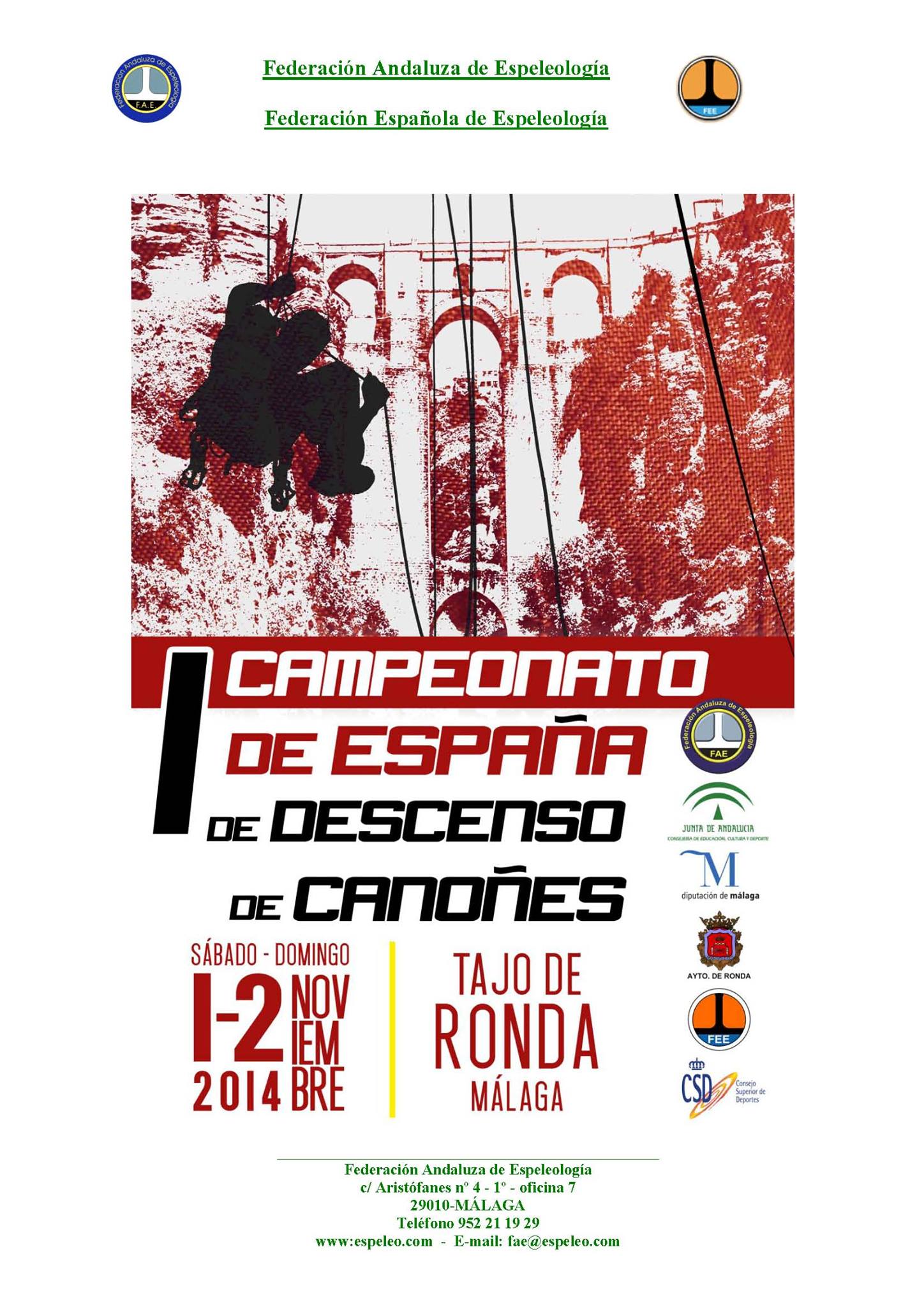 I Campeonato de España de Descenso de Cañones