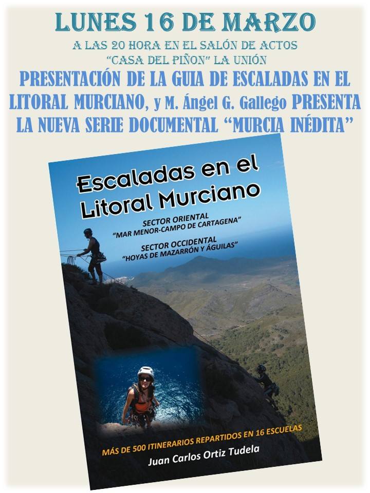 Libro Escaladas en el Litoral Murciano