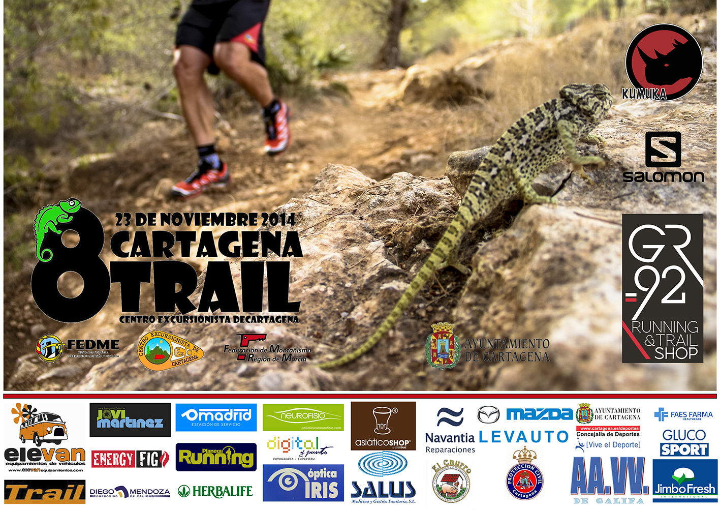 Cartel VIII Cartagena Trail