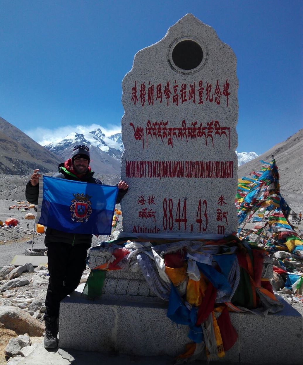 Miguel Madri en el Everest