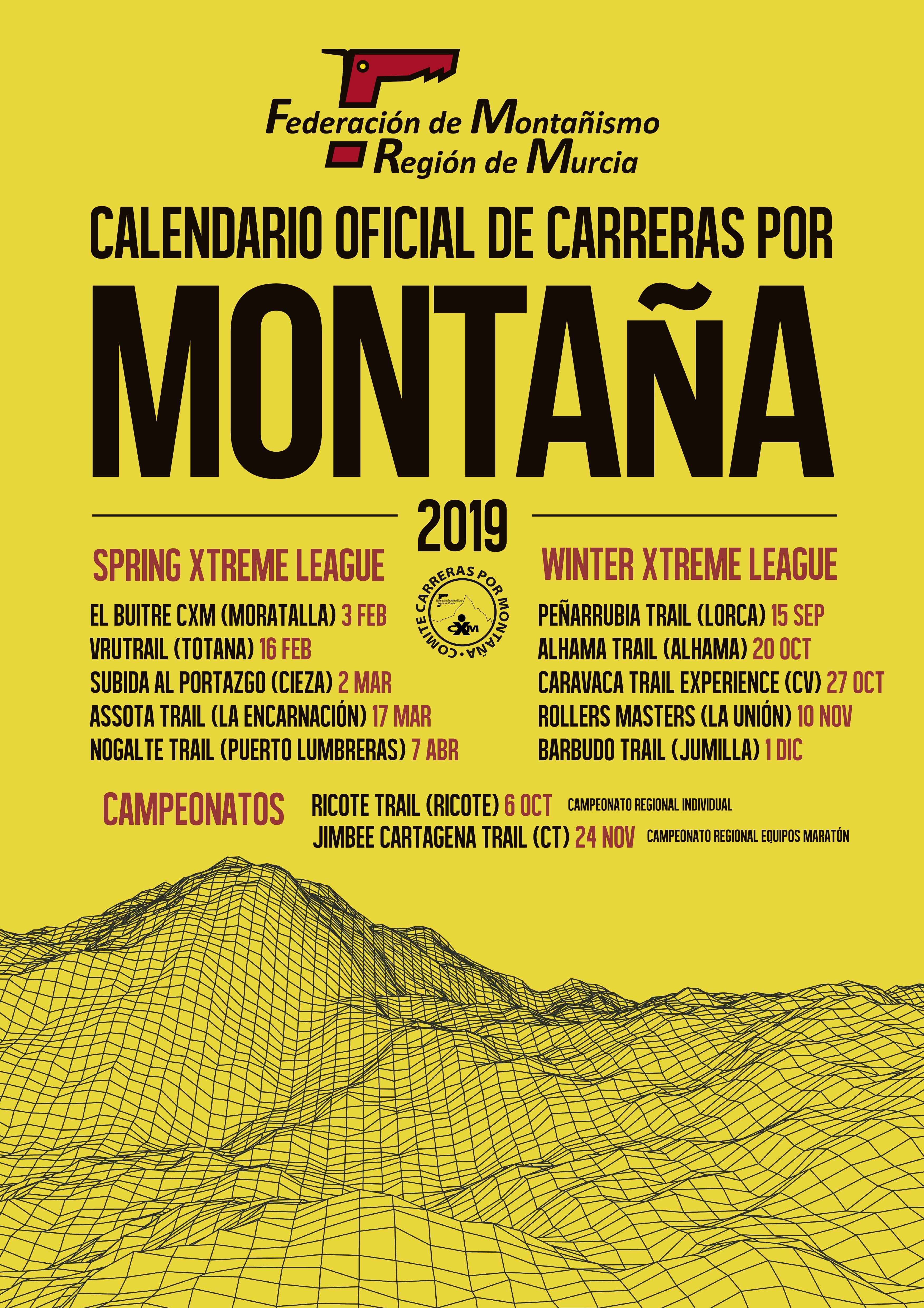 Cartel carreras de Montaña 2019 OK 1